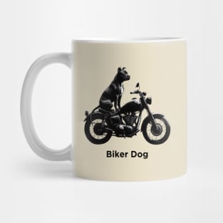 Biker Dog Pit Bull Mug